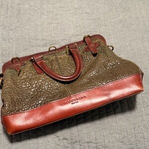 Liebeskind Brown and Green Satchel purse